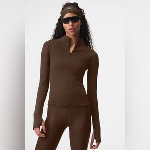 Alo Airlift Winter Warm 1/4 Zip Long Sleeve. NWOT